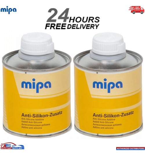 2X Mipa anti silicone additive fish eye bump prevention 250ml
